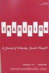 Tradition - A Journal of Orthodox Jewish Thought Volume 24 No.4 Summer 1989
